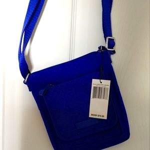 Vera Bradley Gage Blue RFID mini hipster